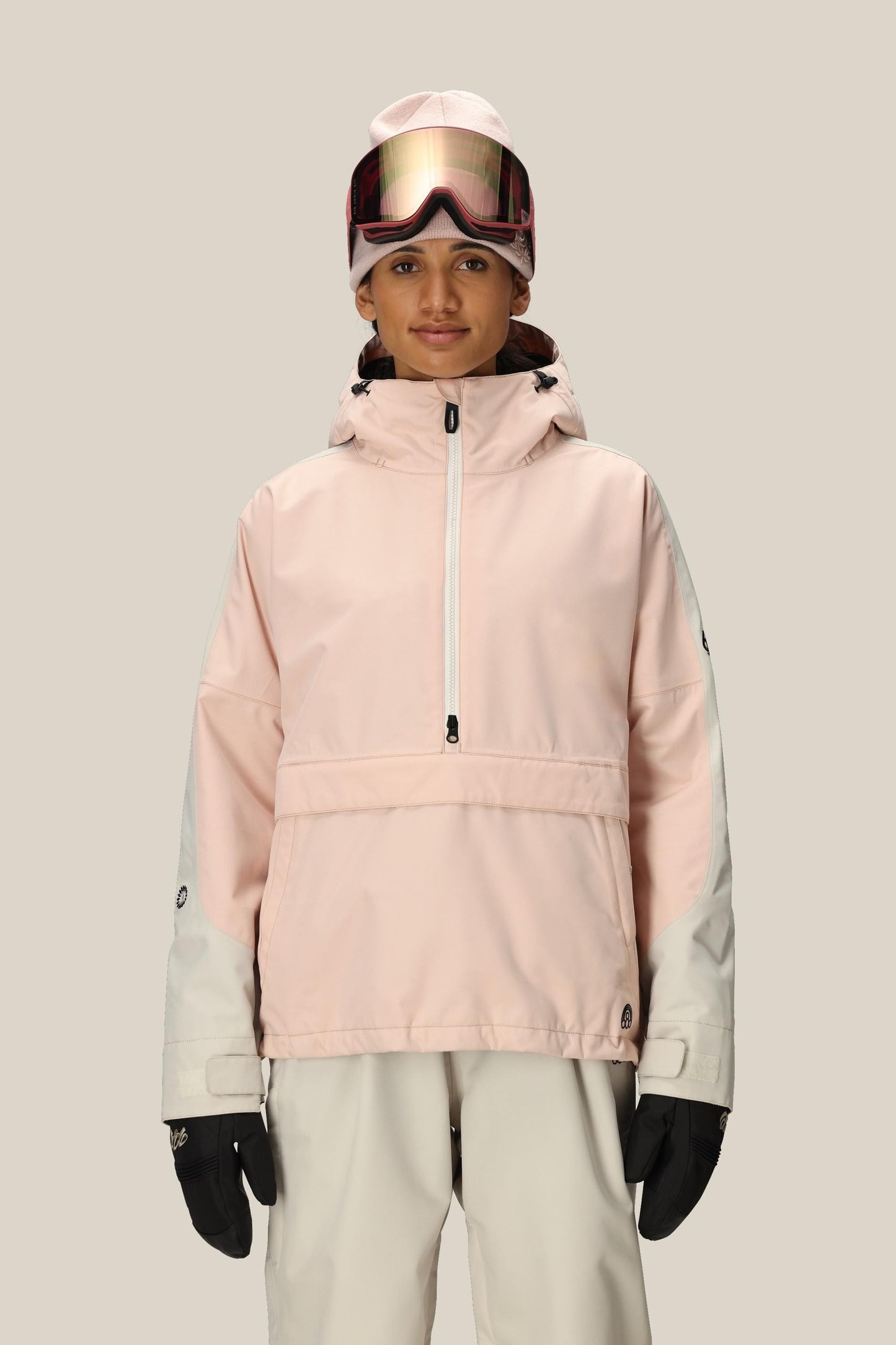 SMOKEY PINK COLORBLOCK,XS,Articulated Fit
