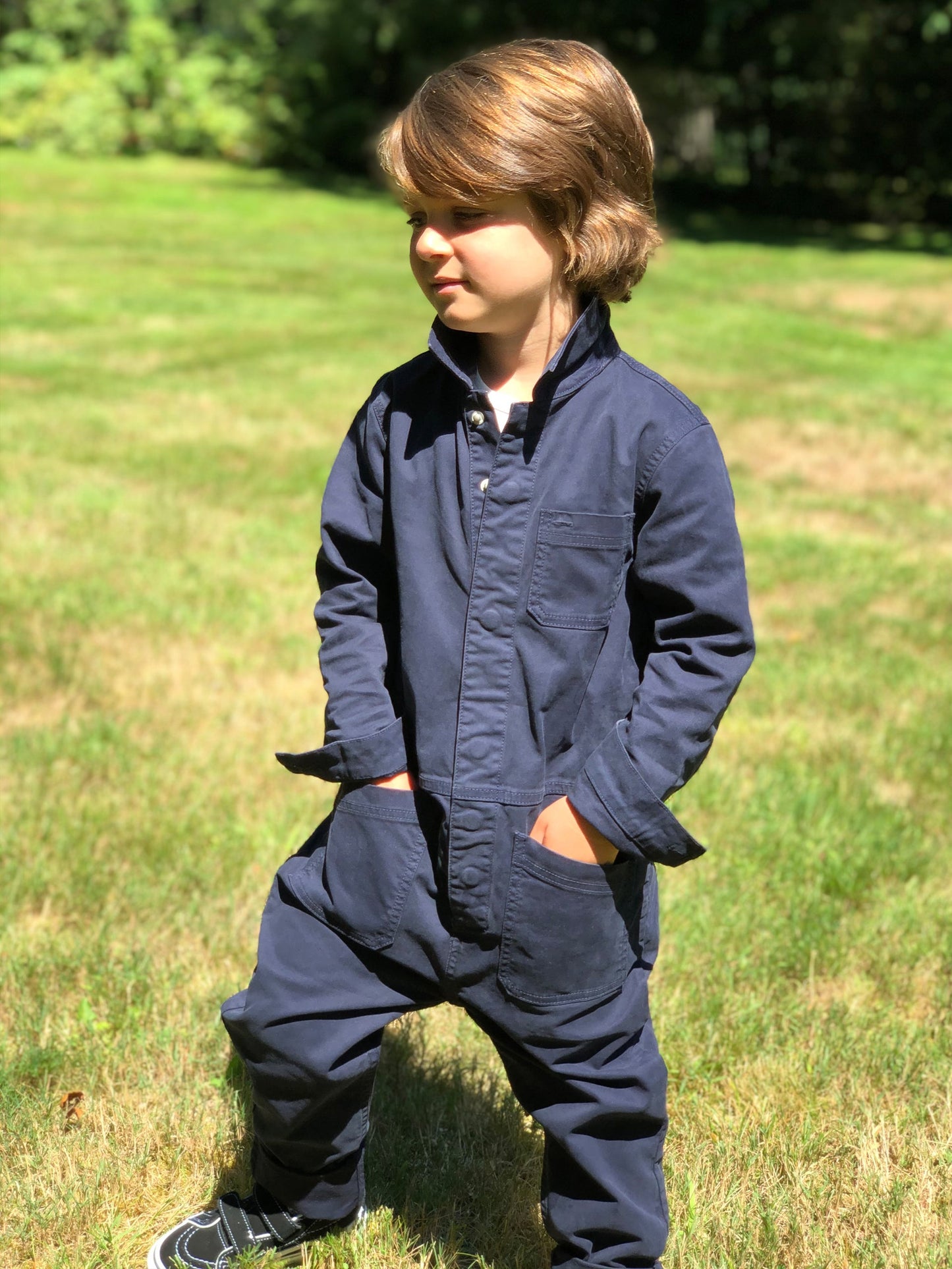 Alex Mill Mini Standard Jumpsuit Dark Navy