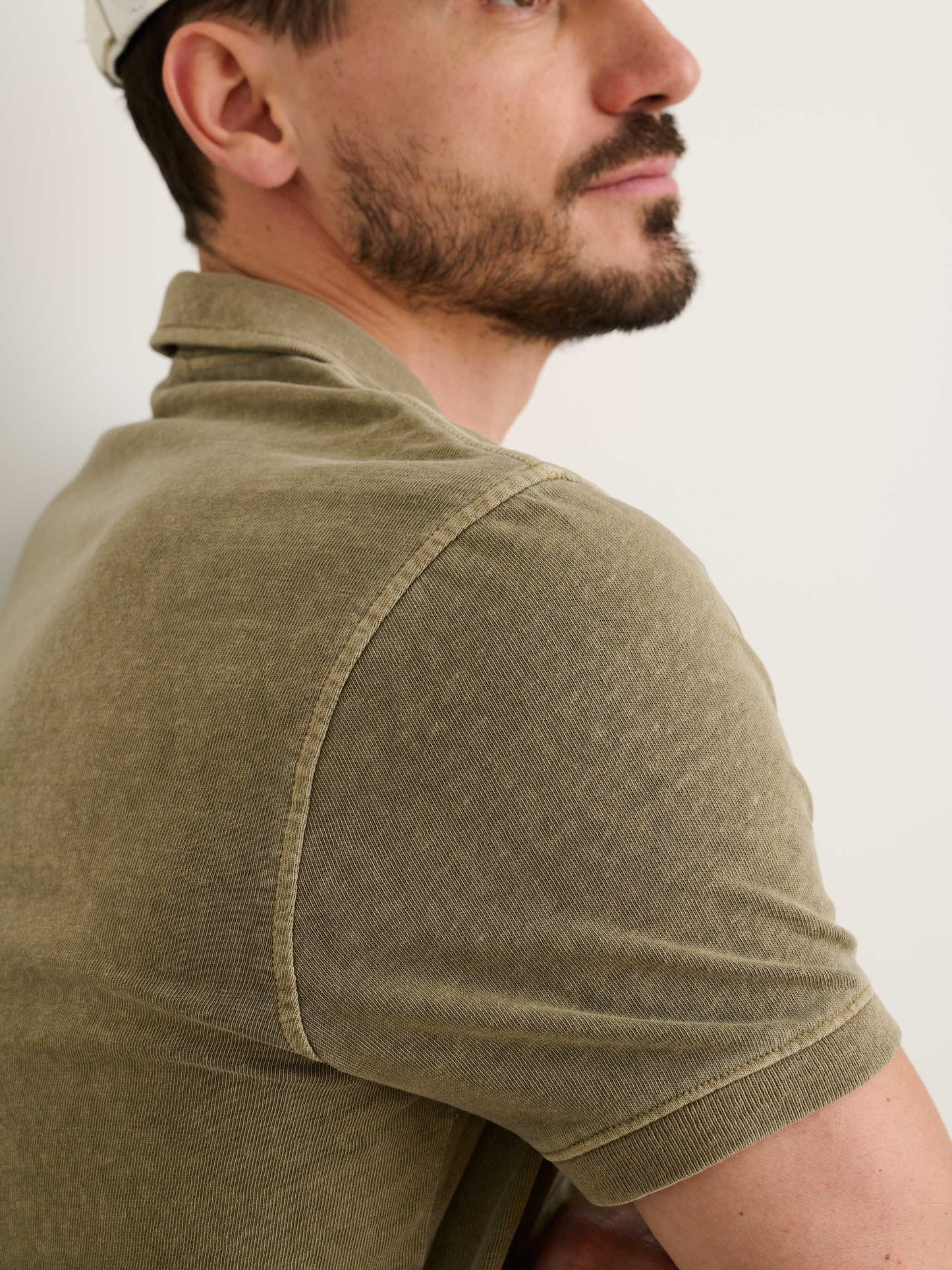 Alex Mill Vintage Wash Polo Bay Leaf