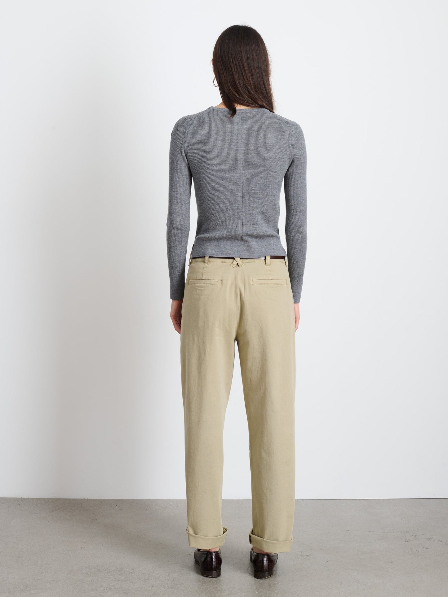 Alex Mill Ava Sweater Tee Heather Grey