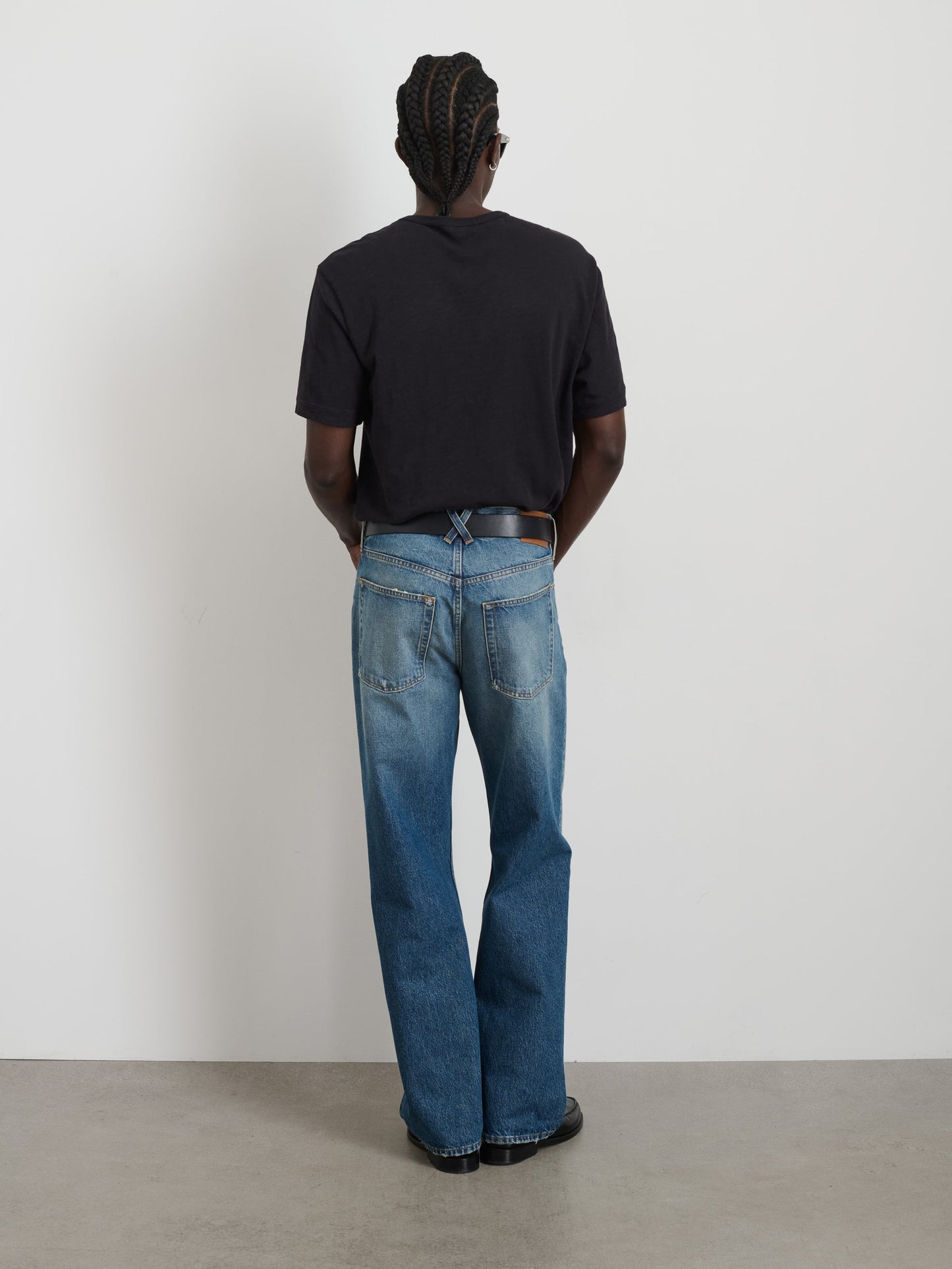 Alex Mill Standard Slub Pocket Tee Black