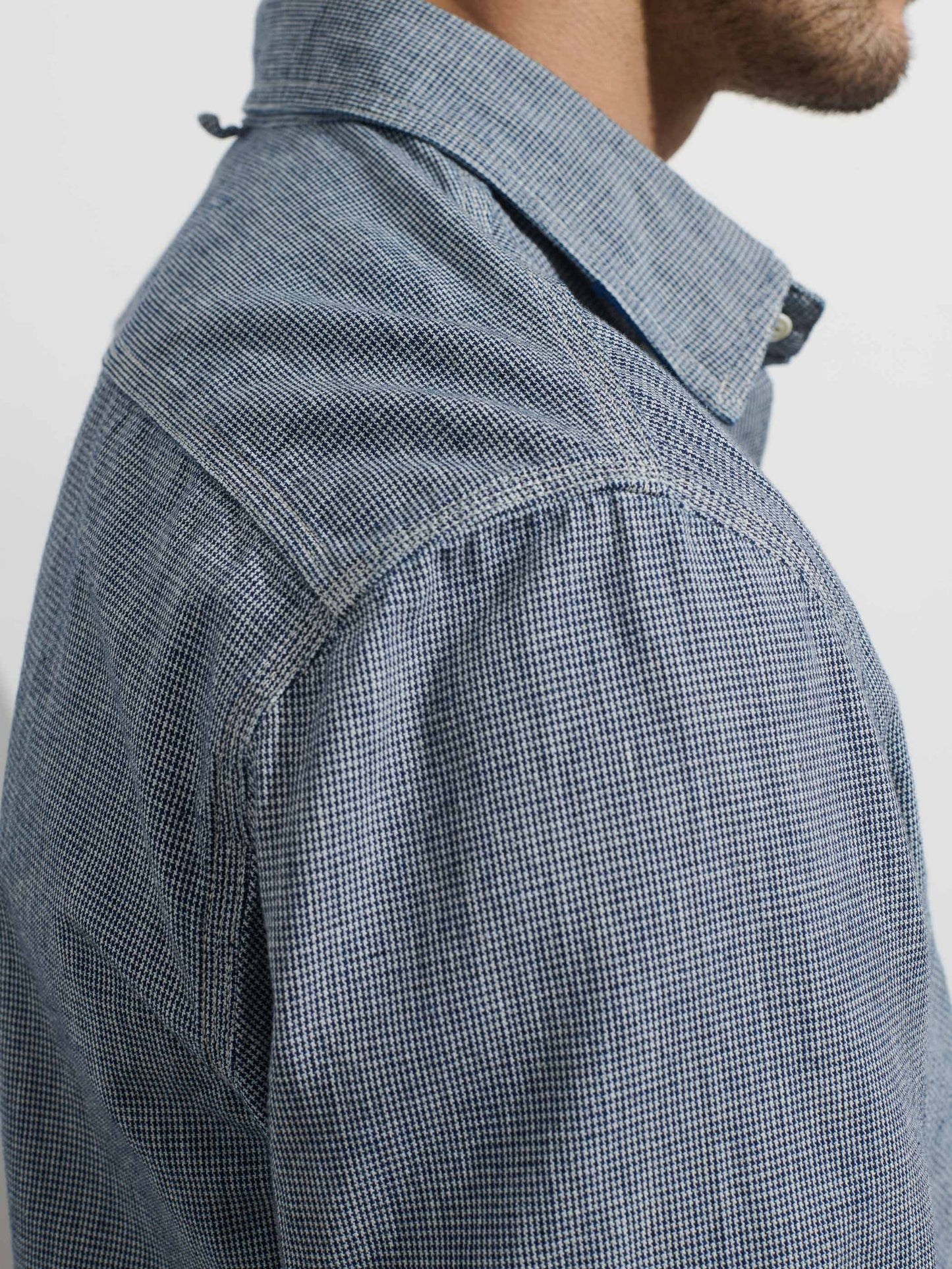 Alex Mill OMNIGOD x Alex Mill Utility Shirt In Houndstooth