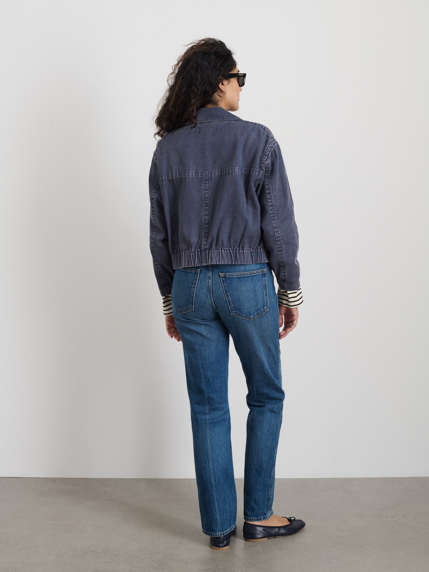 Alex Mill 9th Street Jacket in Cotton Twill Navy
