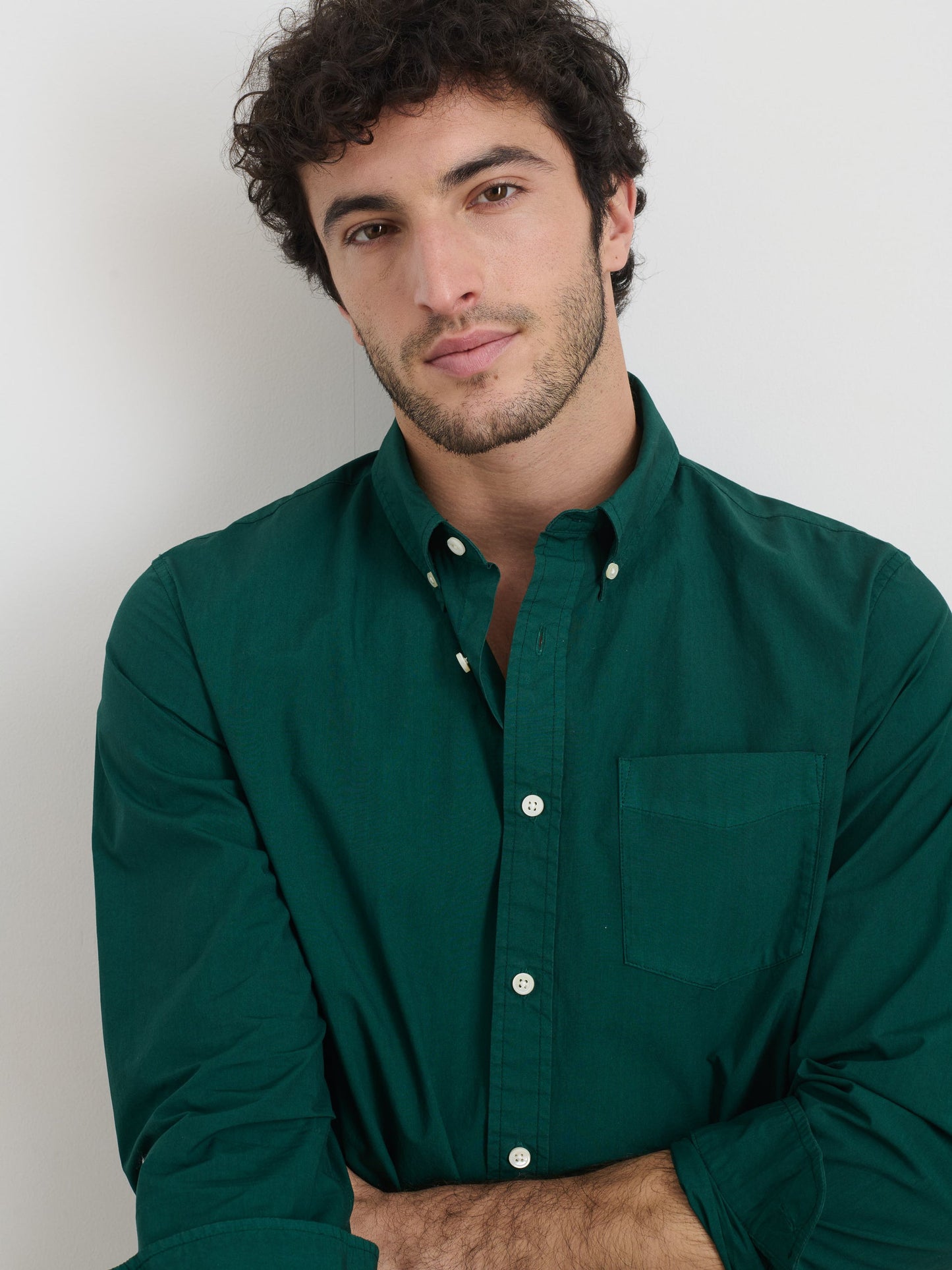 Alex Mill Mill Shirt in Cotton Poplin Dark Cypress