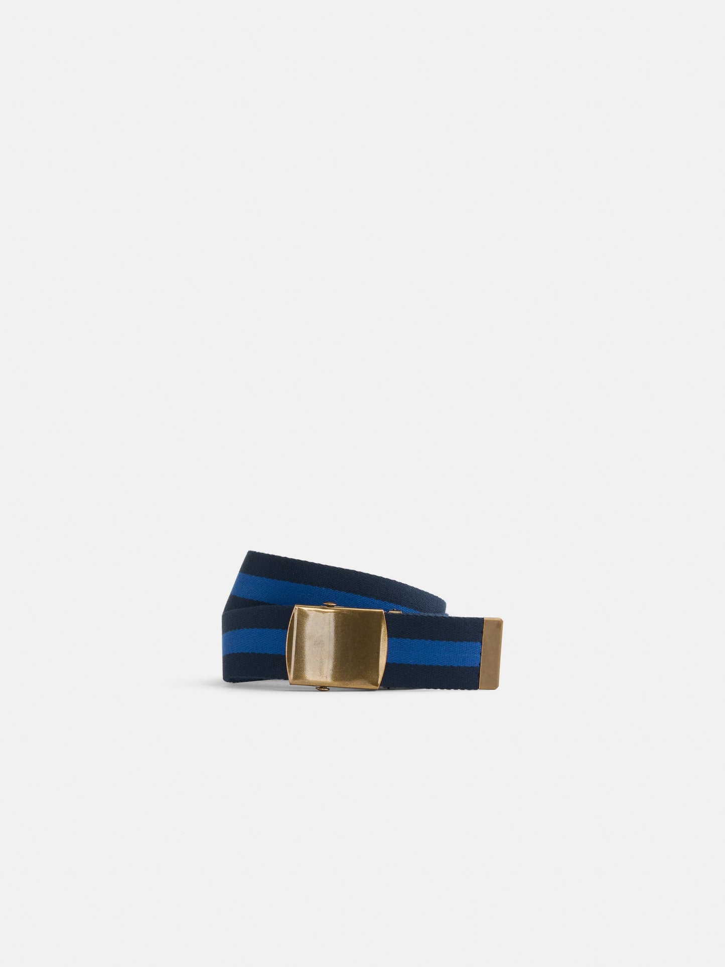 Alex Mill Striped Web Belt Navy/Cobalt