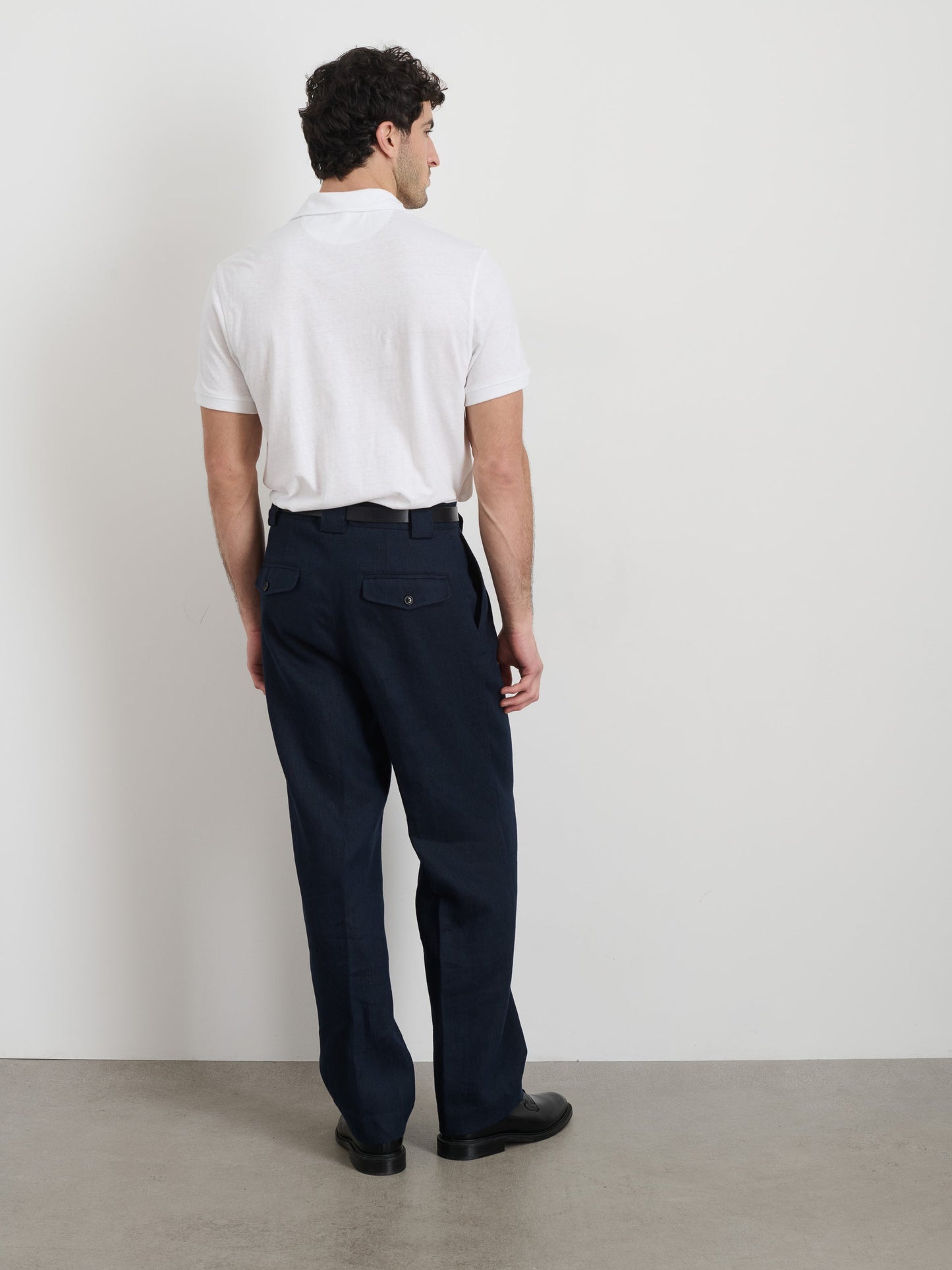 Alex Mill Standard Polo in Slub Cotton White