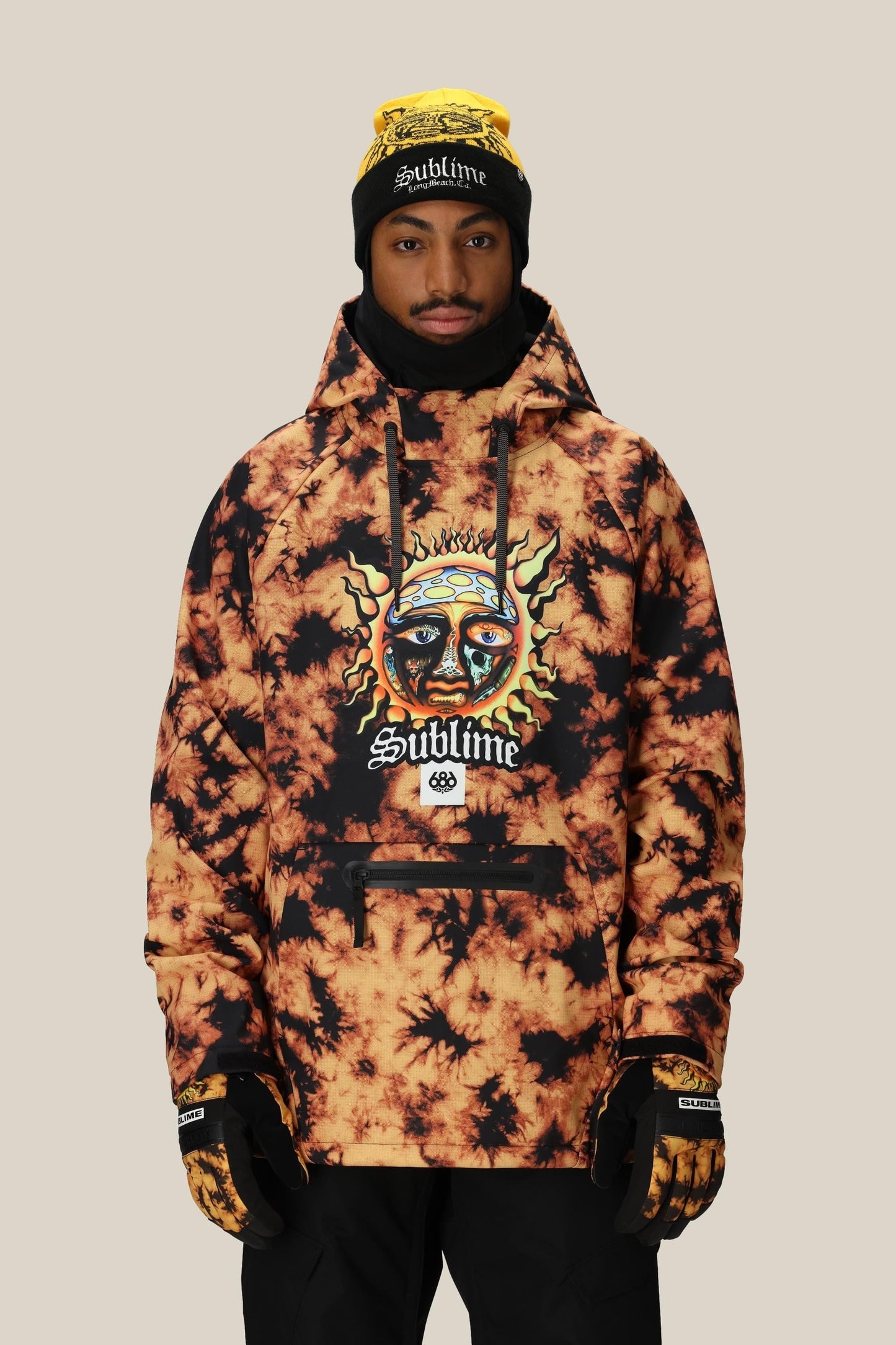 SUBLIME ORANGE TIE DYE,XS,Articulated Fit