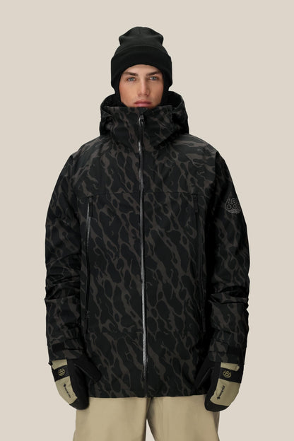 BLACK FRACTURE PRINT,S,Articulated Fit