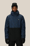 NAVY FRACTURED COLORBLOCK