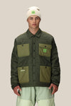 HUF DARK GREEN COLORBLOCK