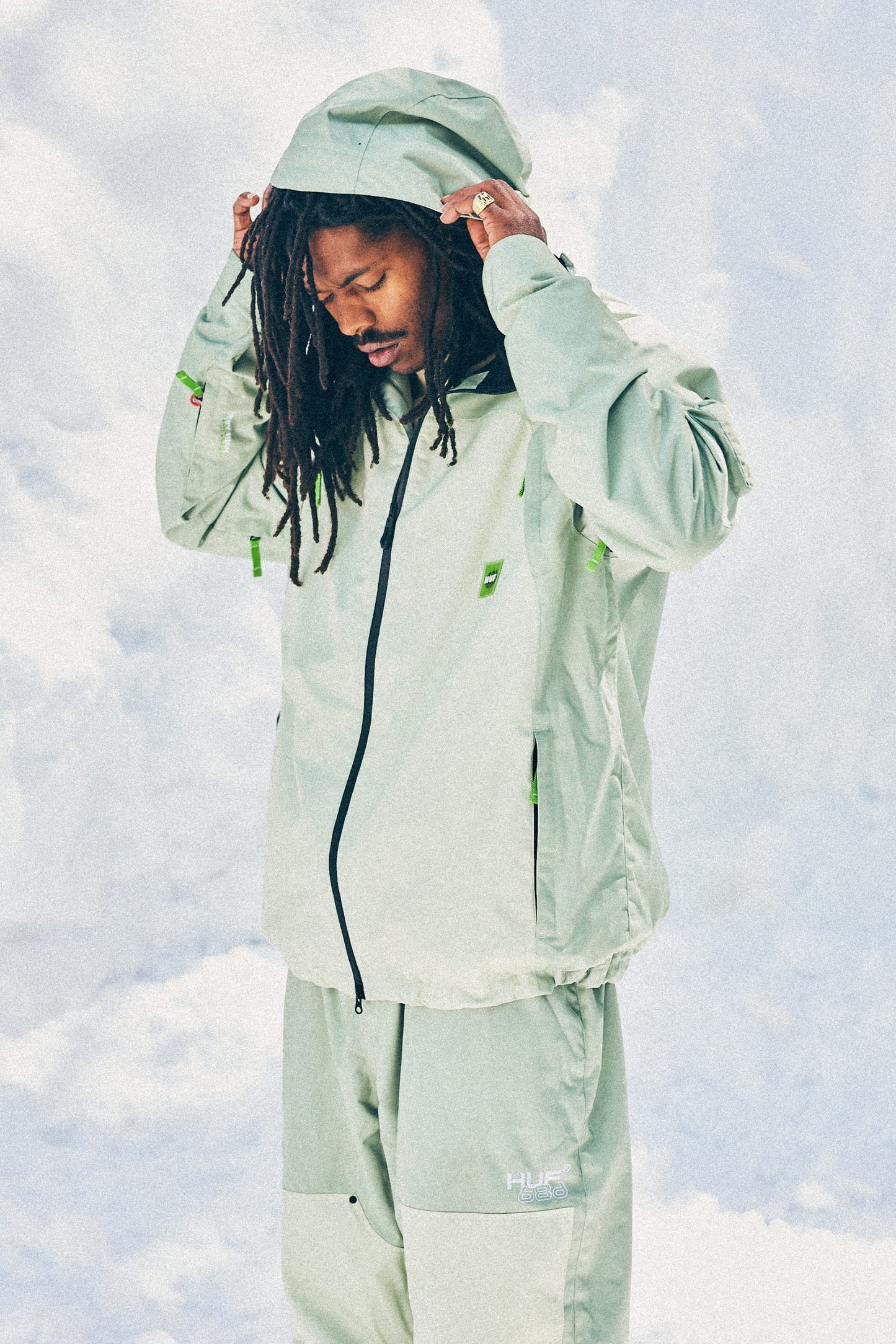 686 Men's HUF Double H Shell Jacket | Special Offer