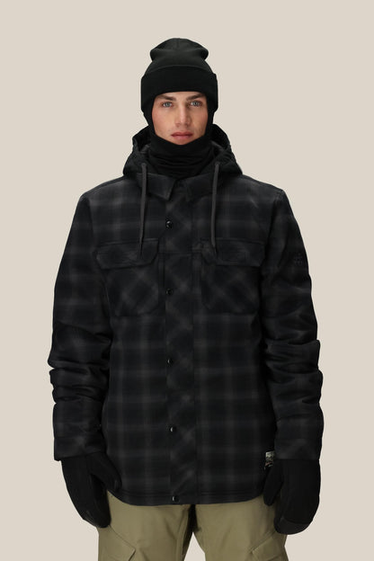 BLACK PLAID,XS,Articulated Fit