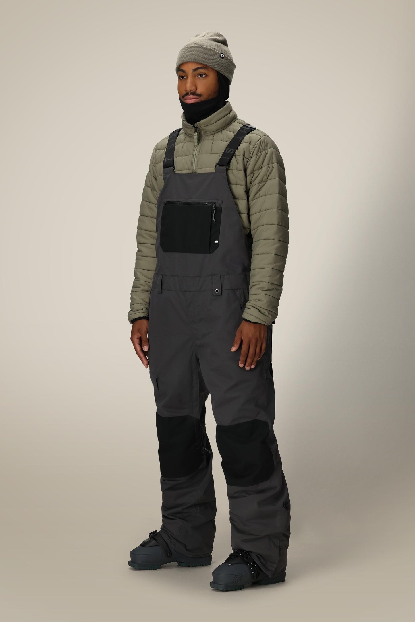 CHARCOAL COLORBLOCK,S,Articulated Fit