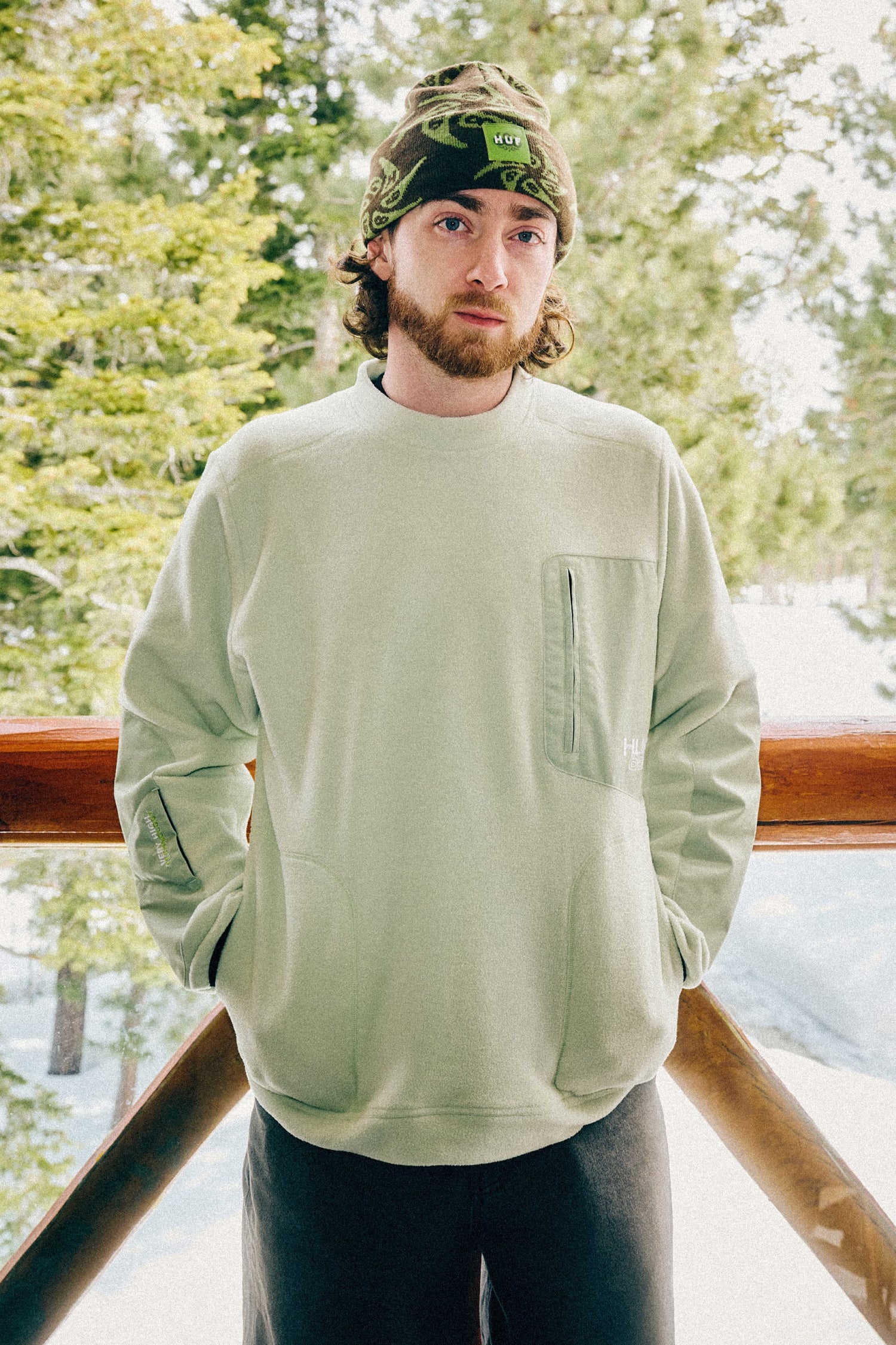 686 Men's HUF Fleece Crewneck | Sale