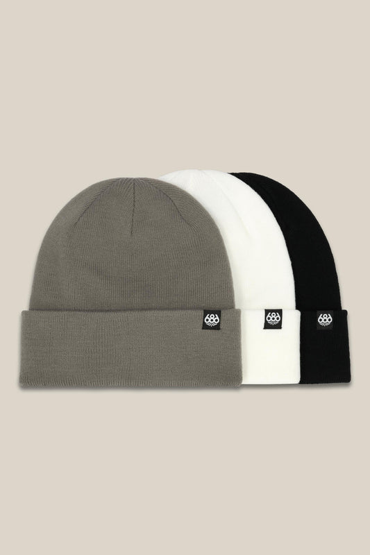 686 Standard Roll-Up Beanie (3-Pack) | Limited Offer