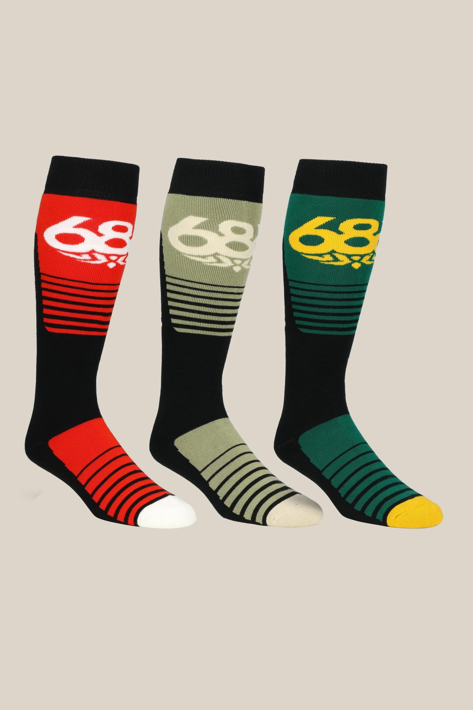 686 Men's Moto Socks - 3 Pack | Exclusive Deal