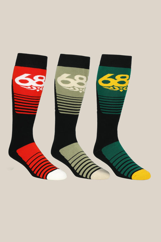 686 Men's Moto Socks - 3 Pack | Exclusive Deal