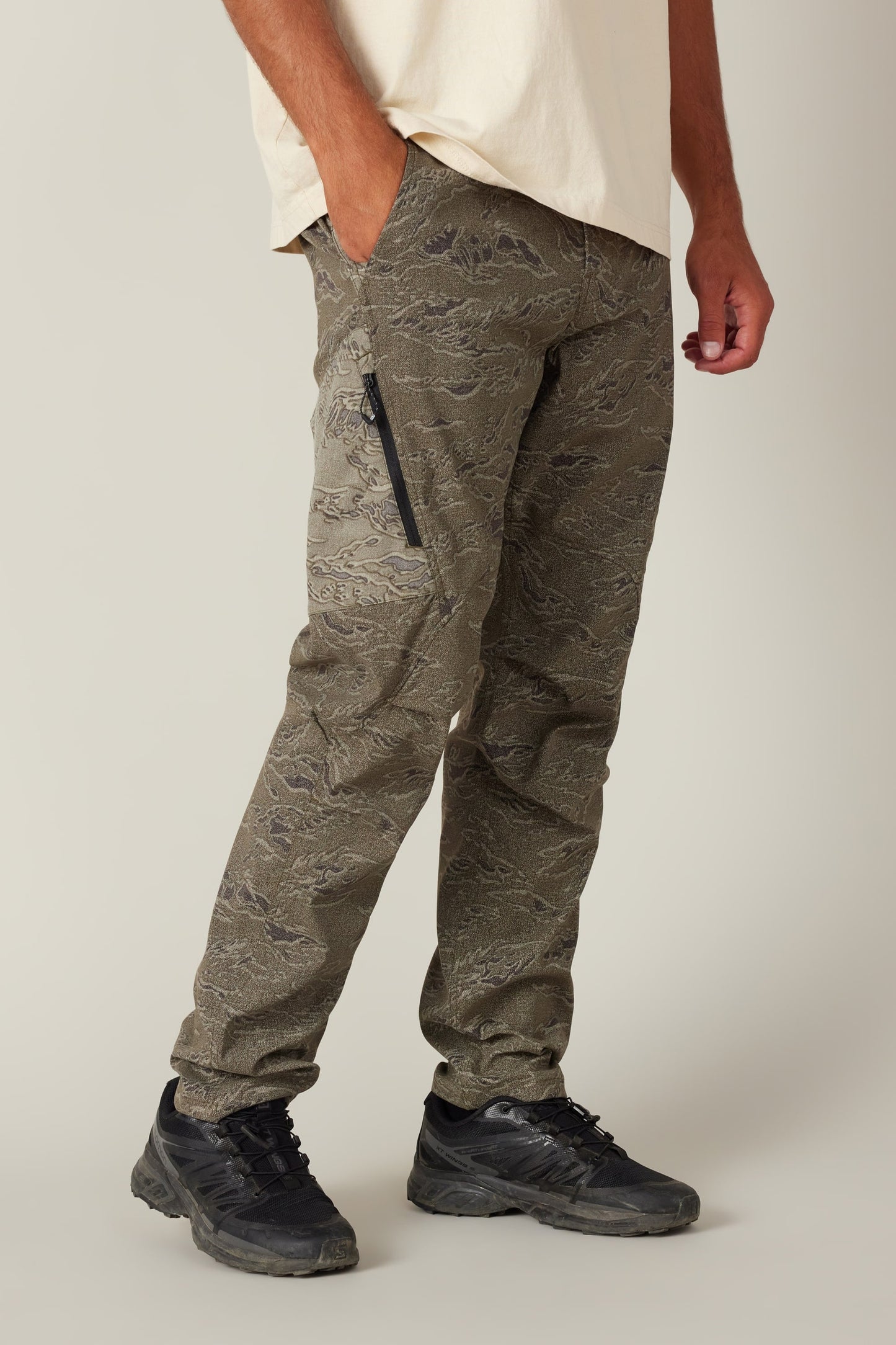 OLIVE STORM COLORBLOCK,28/30,Slim Fit