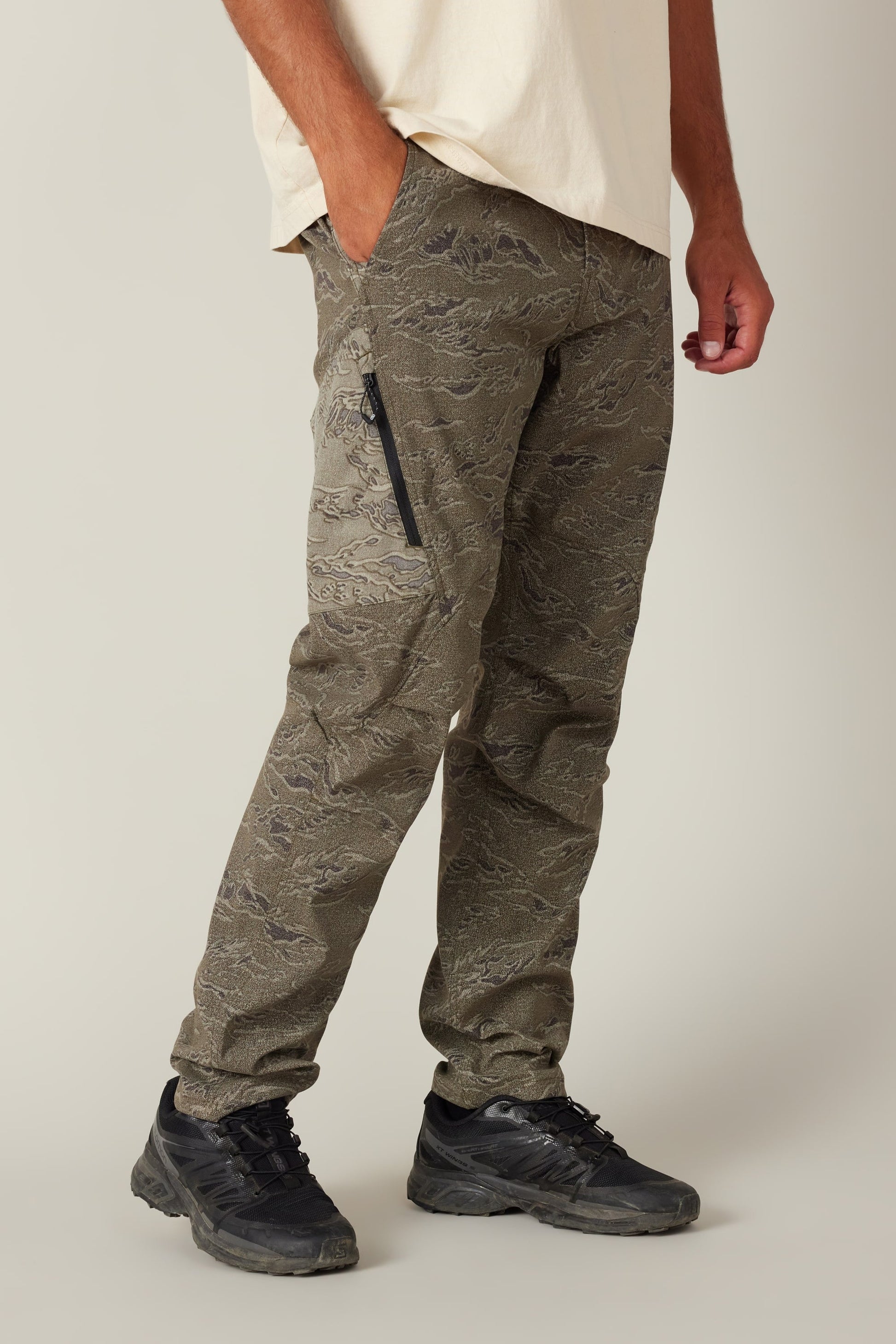 OLIVE STORM COLORBLOCK,28/30,Slim Fit