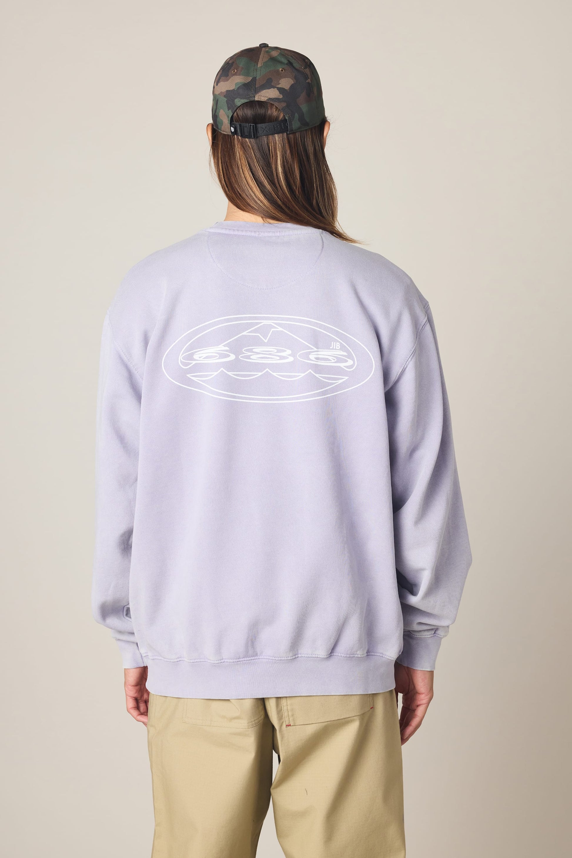 686 Men's Mixed Relaxed LS Crewneck | Exclusive Deal