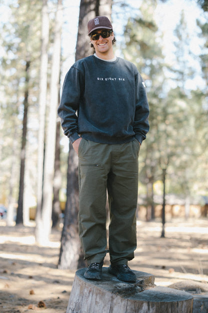 686 Men's Mixed Relaxed LS Crewneck | Exclusive Deal