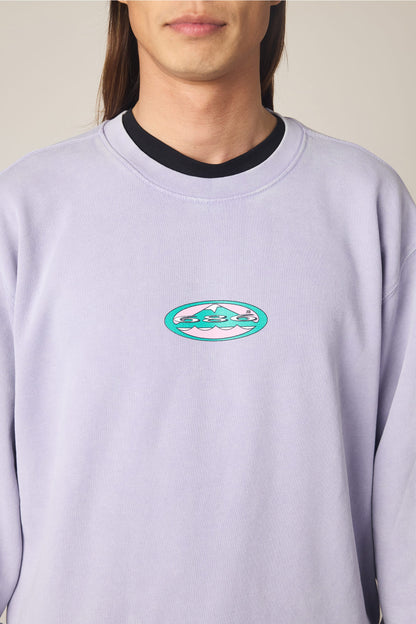 686 Men's Mixed Relaxed LS Crewneck | Exclusive Deal