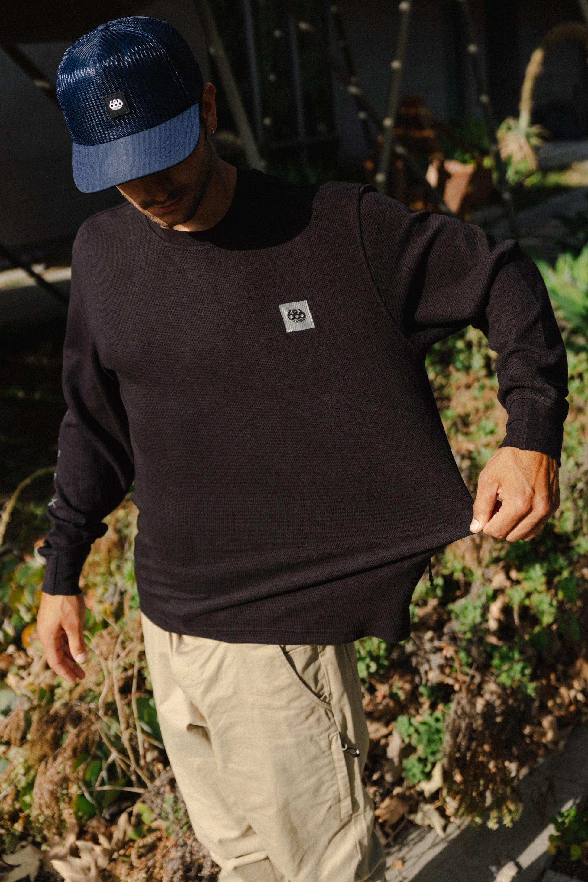 686 Men's Let's Chill Waffle LS Crew | Cost Saving