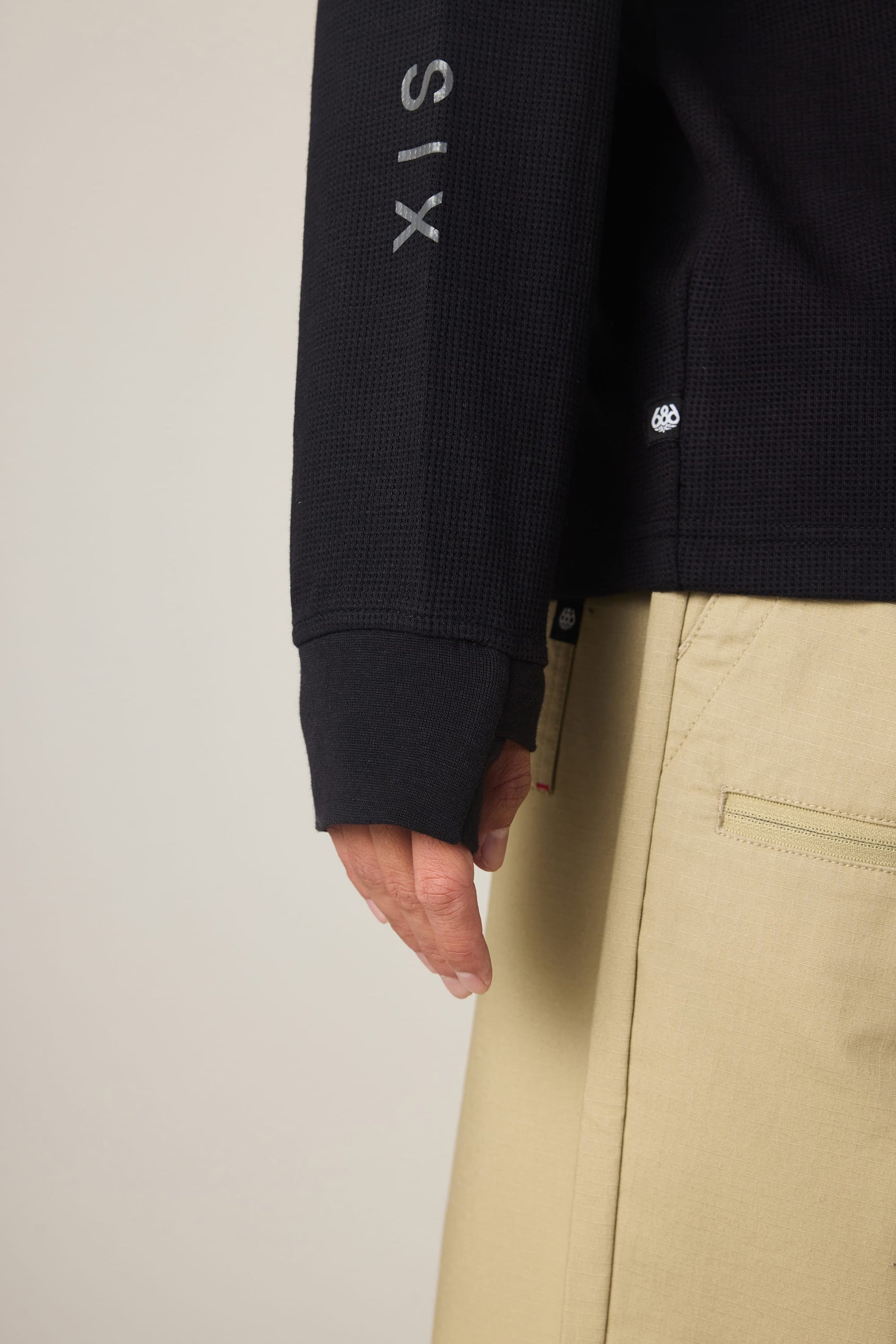 686 Men's Let's Chill Waffle LS Crew | Cost Saving