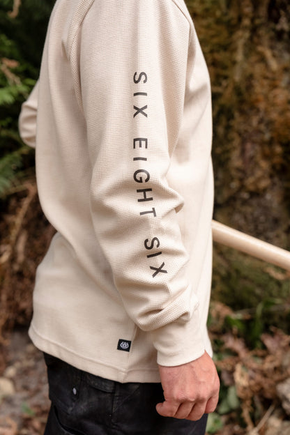 686 Men's Let's Chill Waffle LS Crew | Cost Saving