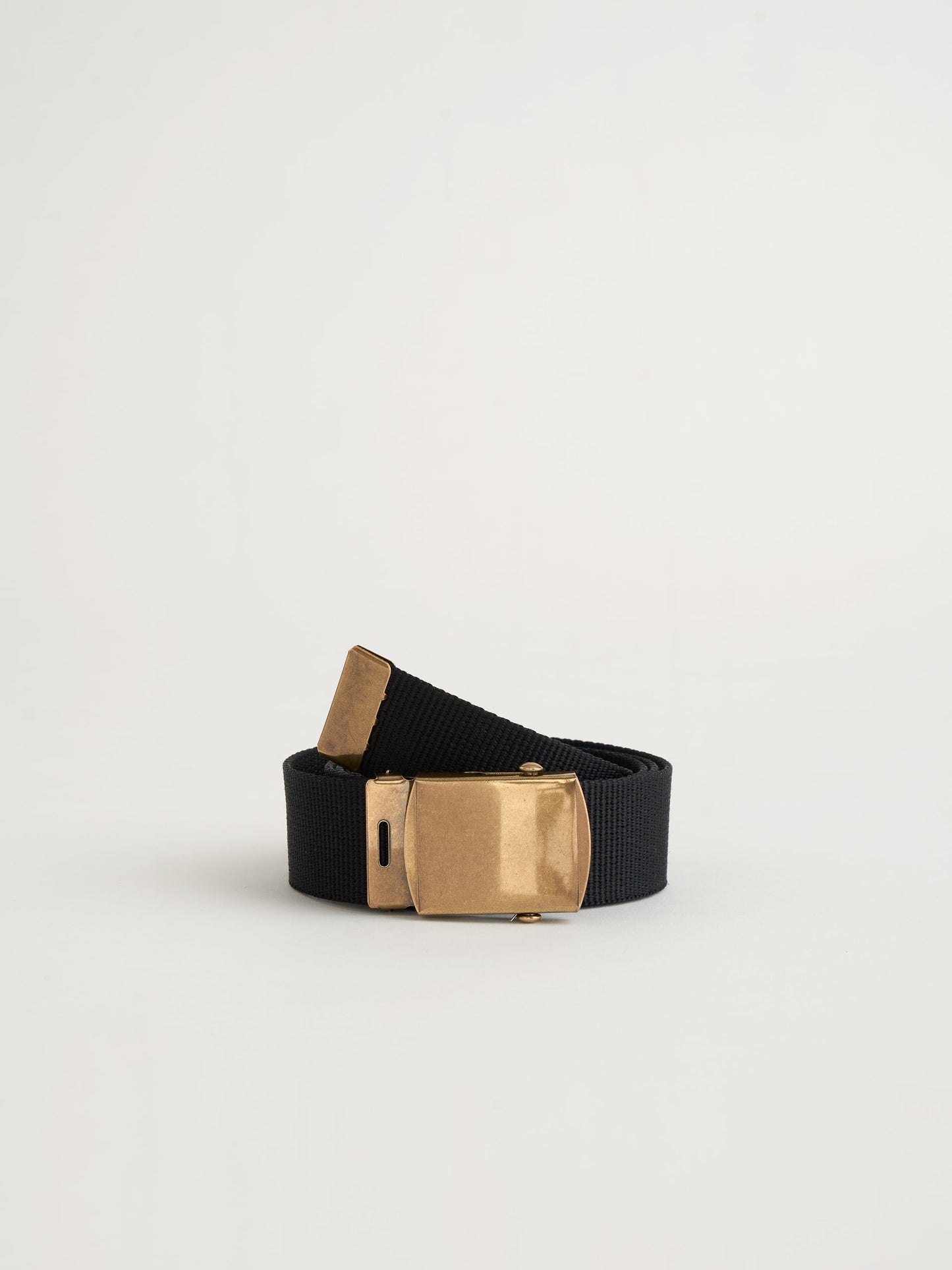 Alex Mill Solid Web Belt Black