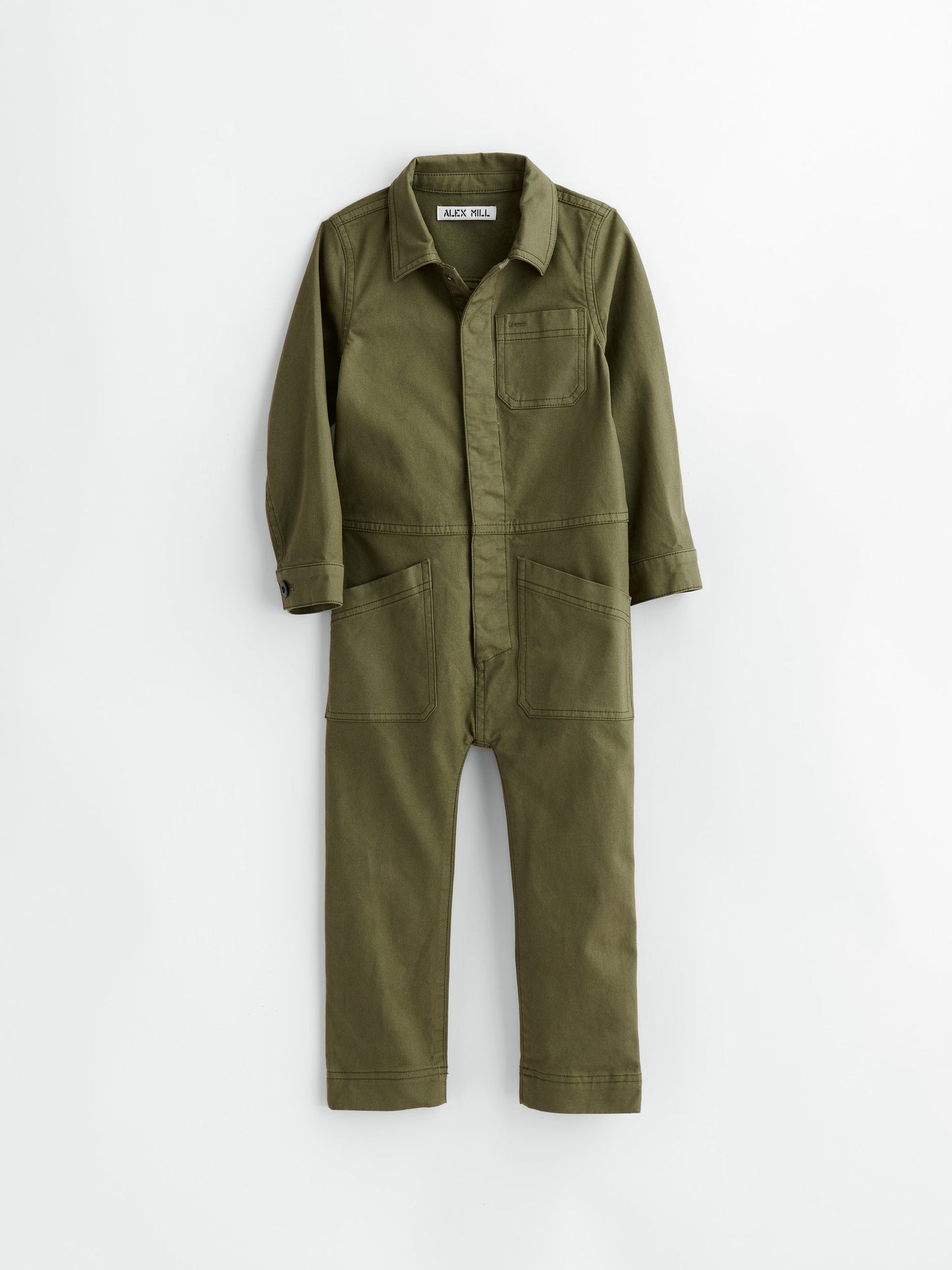 Alex Mill Mini Standard Jumpsuit Army Green