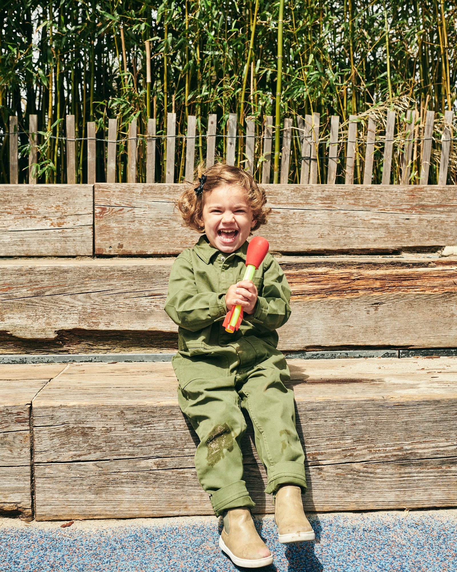 Alex Mill Mini Standard Jumpsuit Army Green