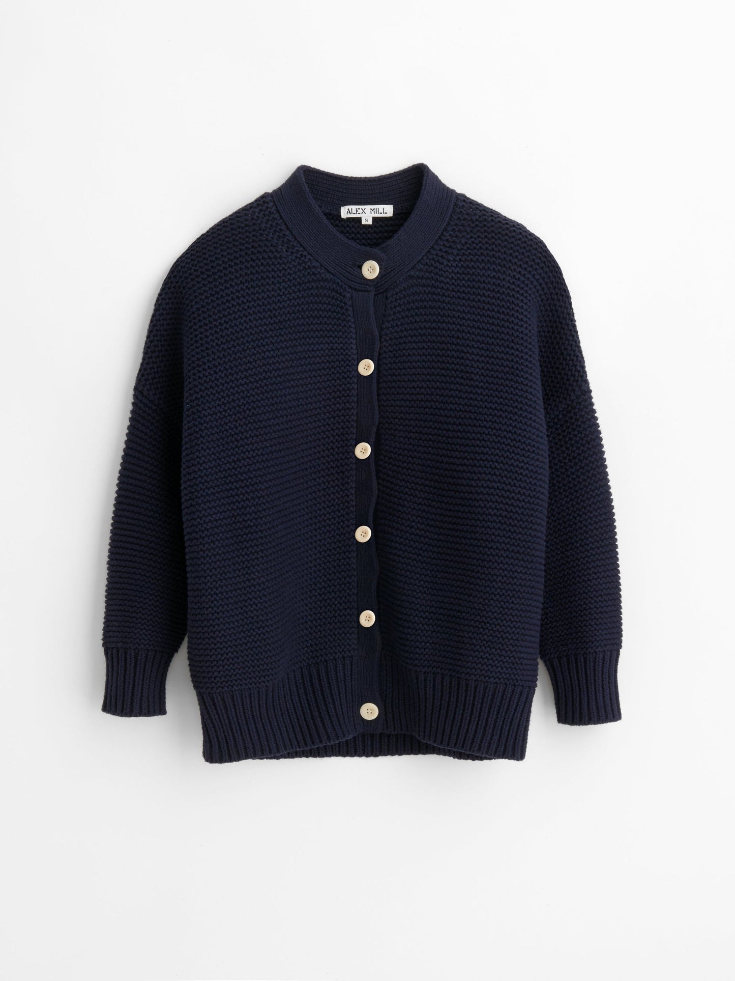 Alex Mill Nico Cardigan in Cotton Dark Navy