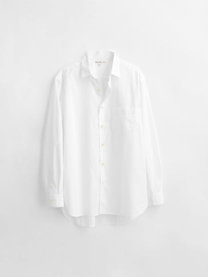Alex Mill Easy Shirt in Cotton Poplin White