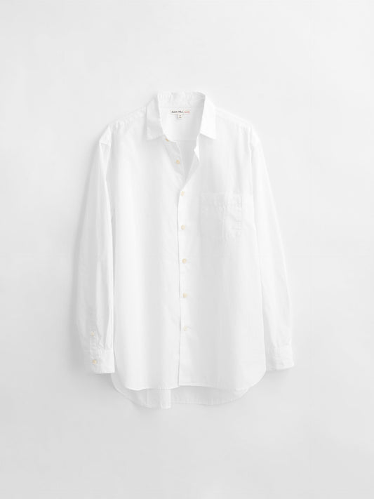 Alex Mill Easy Shirt in Cotton Poplin White