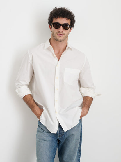 Alex Mill Easy Shirt in Cotton Poplin White