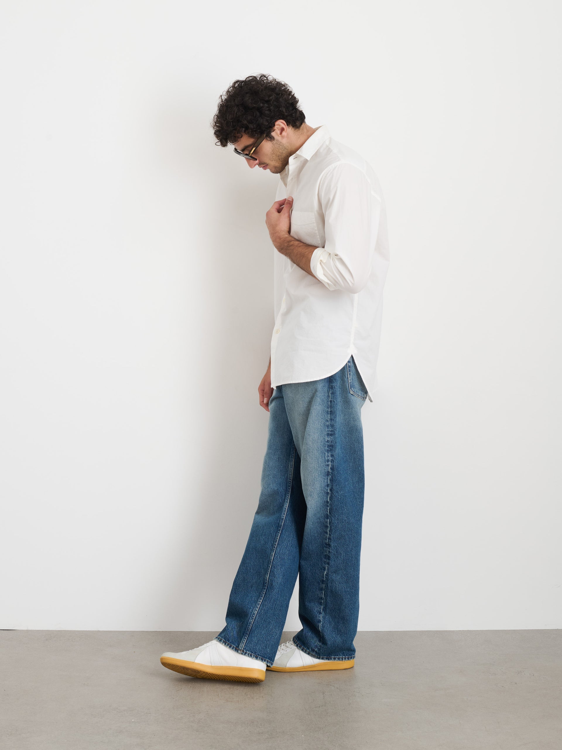 Alex Mill Easy Shirt in Cotton Poplin White