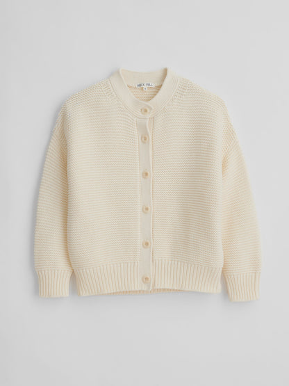 Alex Mill Nico Cardigan in Cotton Ivory