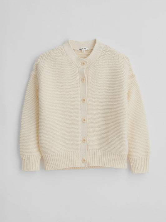 Alex Mill Nico Cardigan in Cotton Ivory