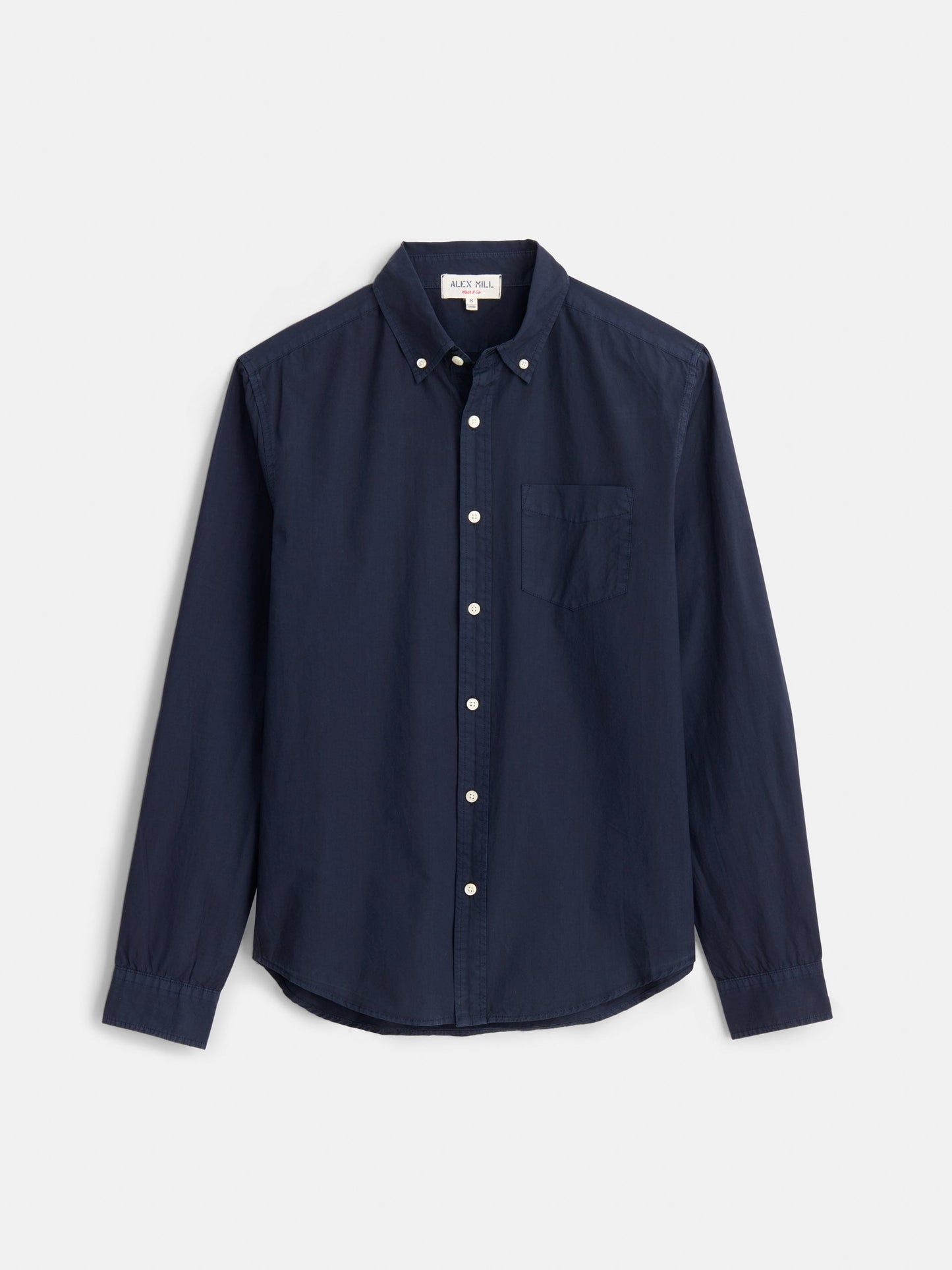 Alex Mill Mill Shirt in Cotton Poplin Dark Navy