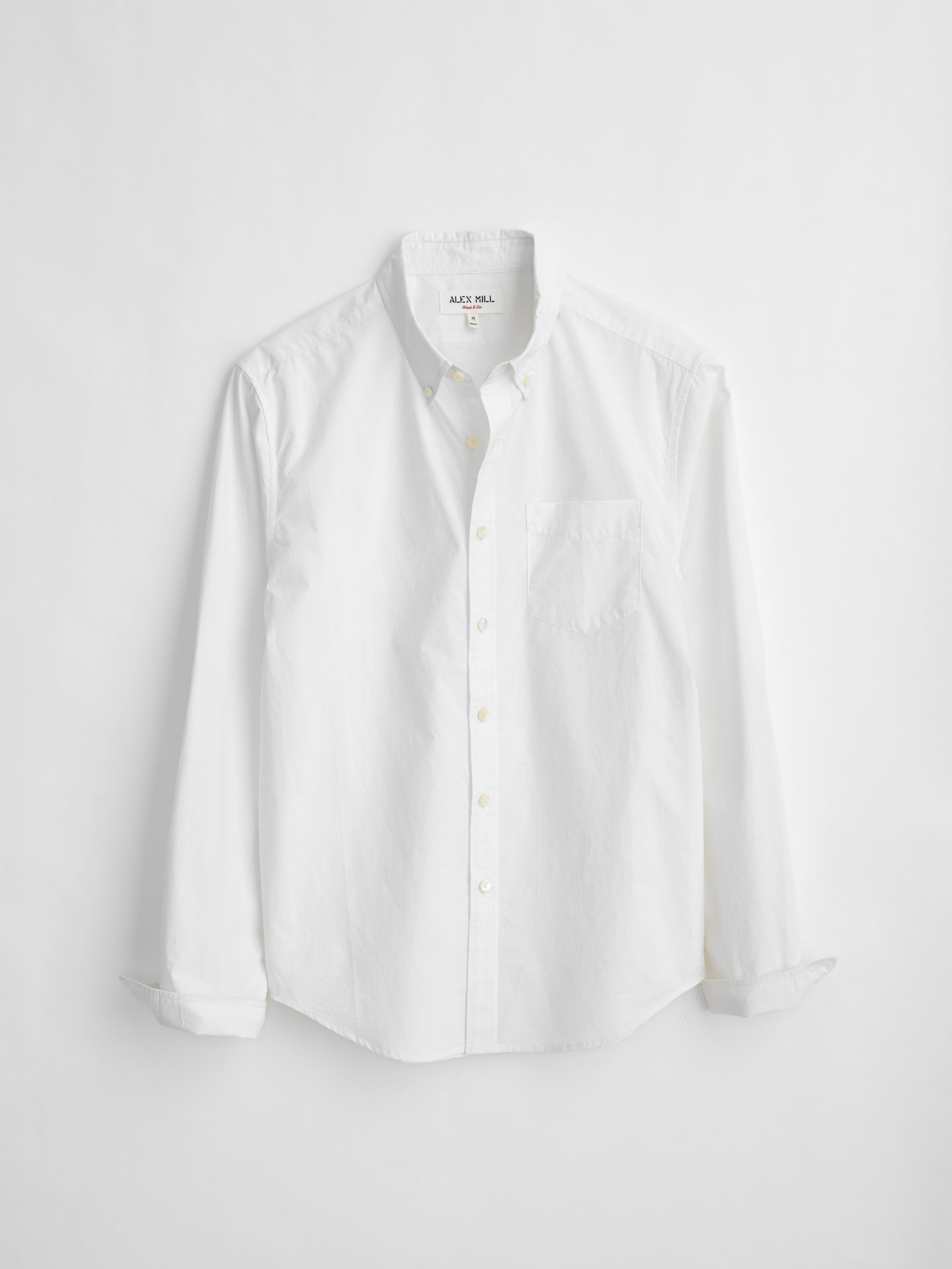 Alex Mill Mill Shirt in Cotton Poplin White