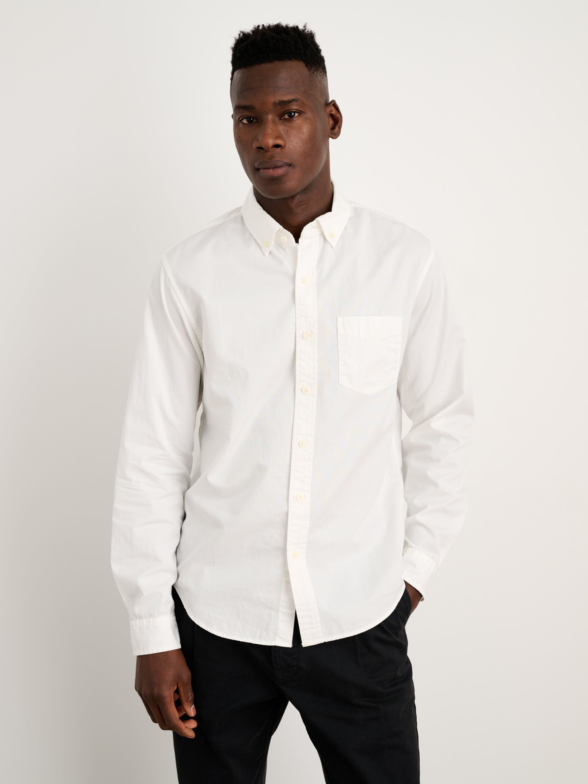 Alex Mill Mill Shirt in Cotton Poplin White