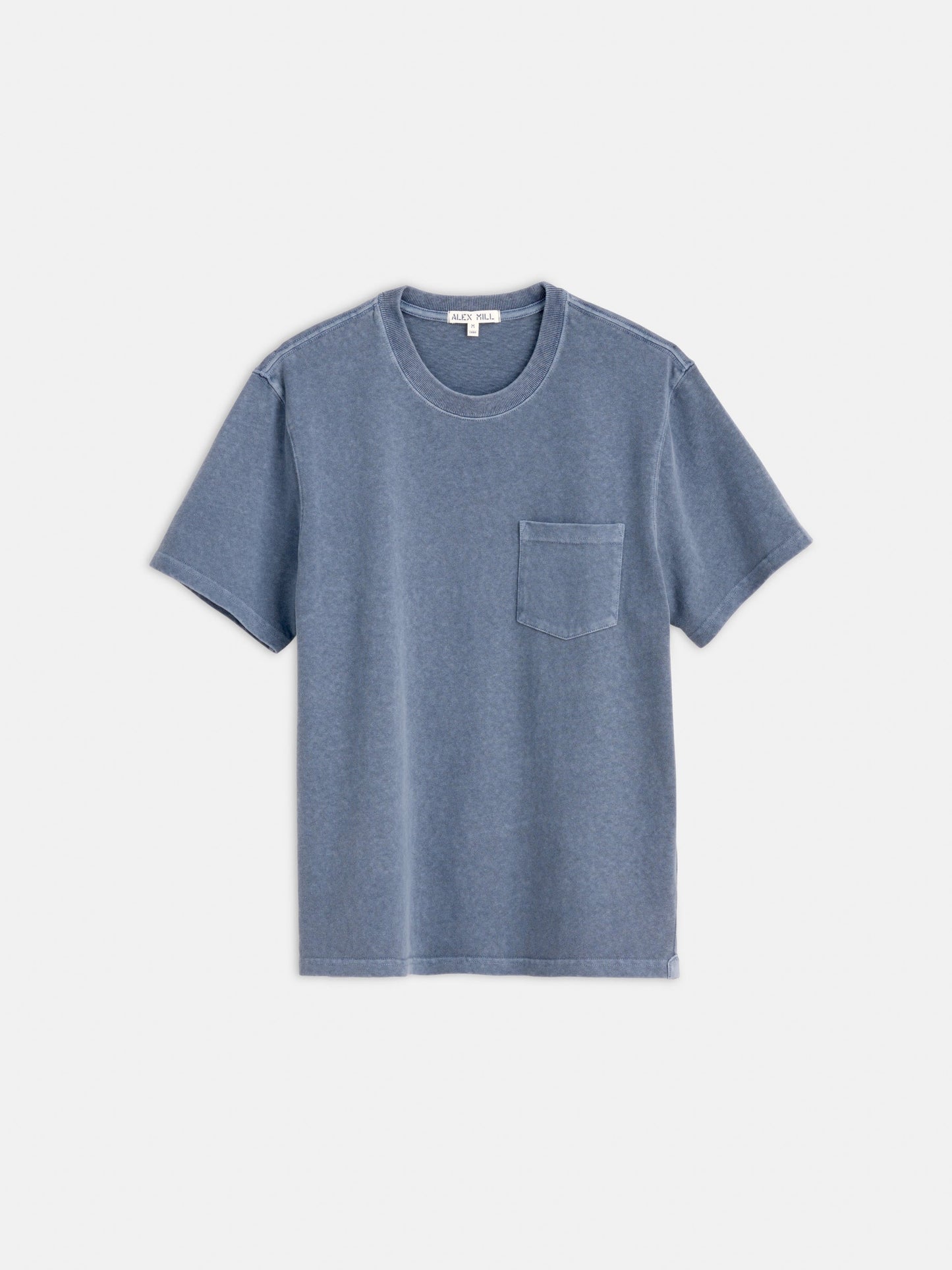 Alex Mill Vintage Wash Pocket Tee Faded Blue