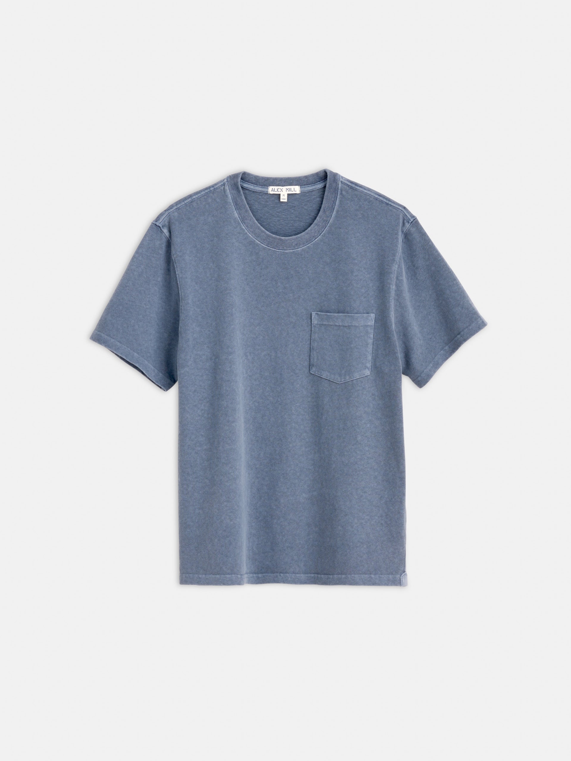 Alex Mill Vintage Wash Pocket Tee Faded Blue