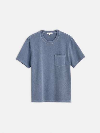 Alex Mill Vintage Wash Pocket Tee Faded Blue