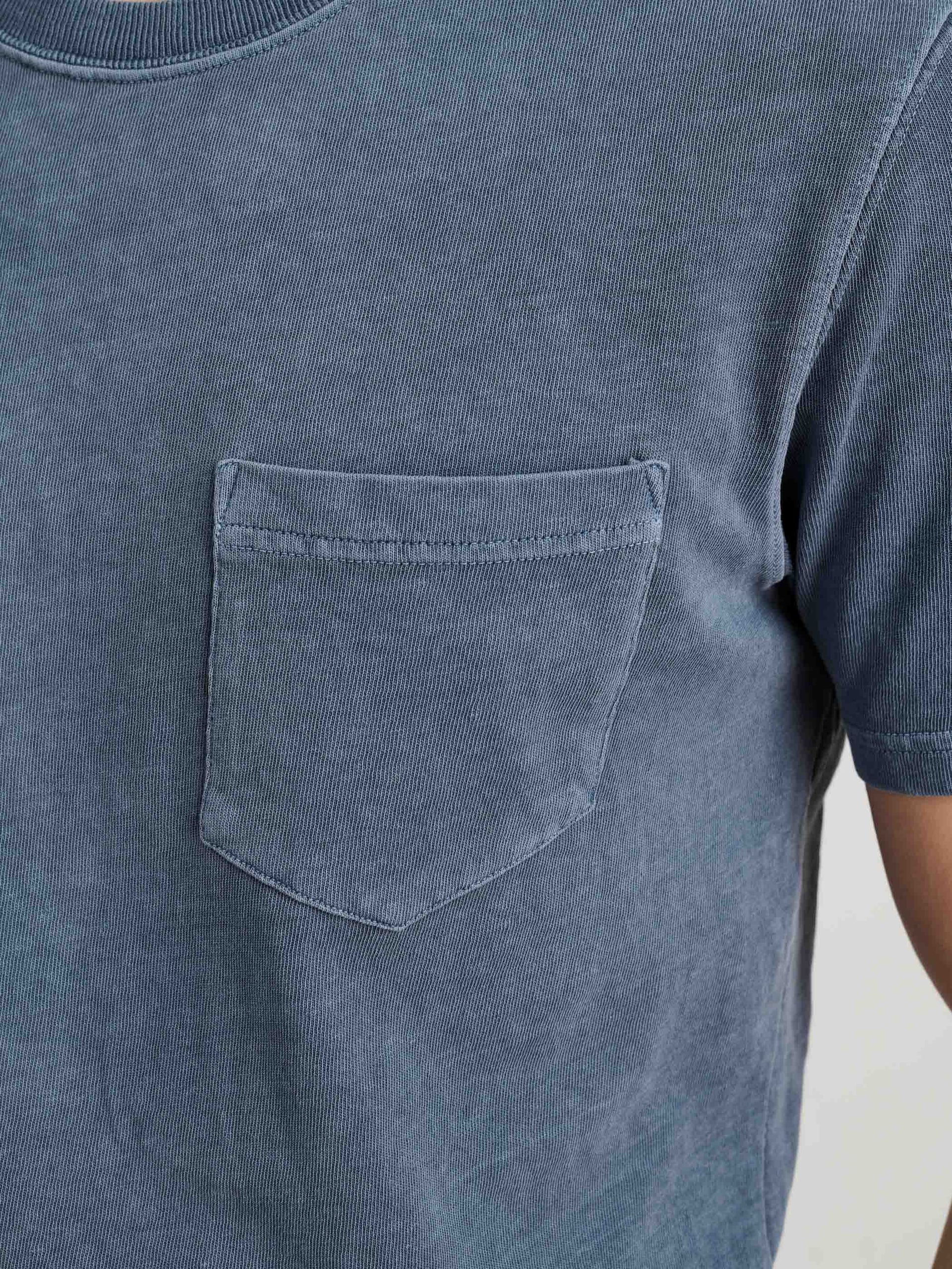 Alex Mill Vintage Wash Pocket Tee Faded Blue