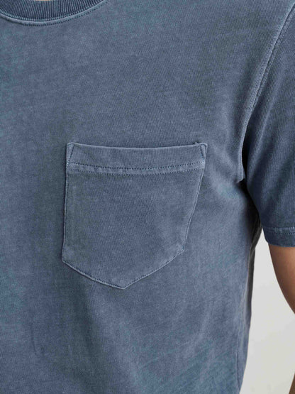 Alex Mill Vintage Wash Pocket Tee Faded Blue