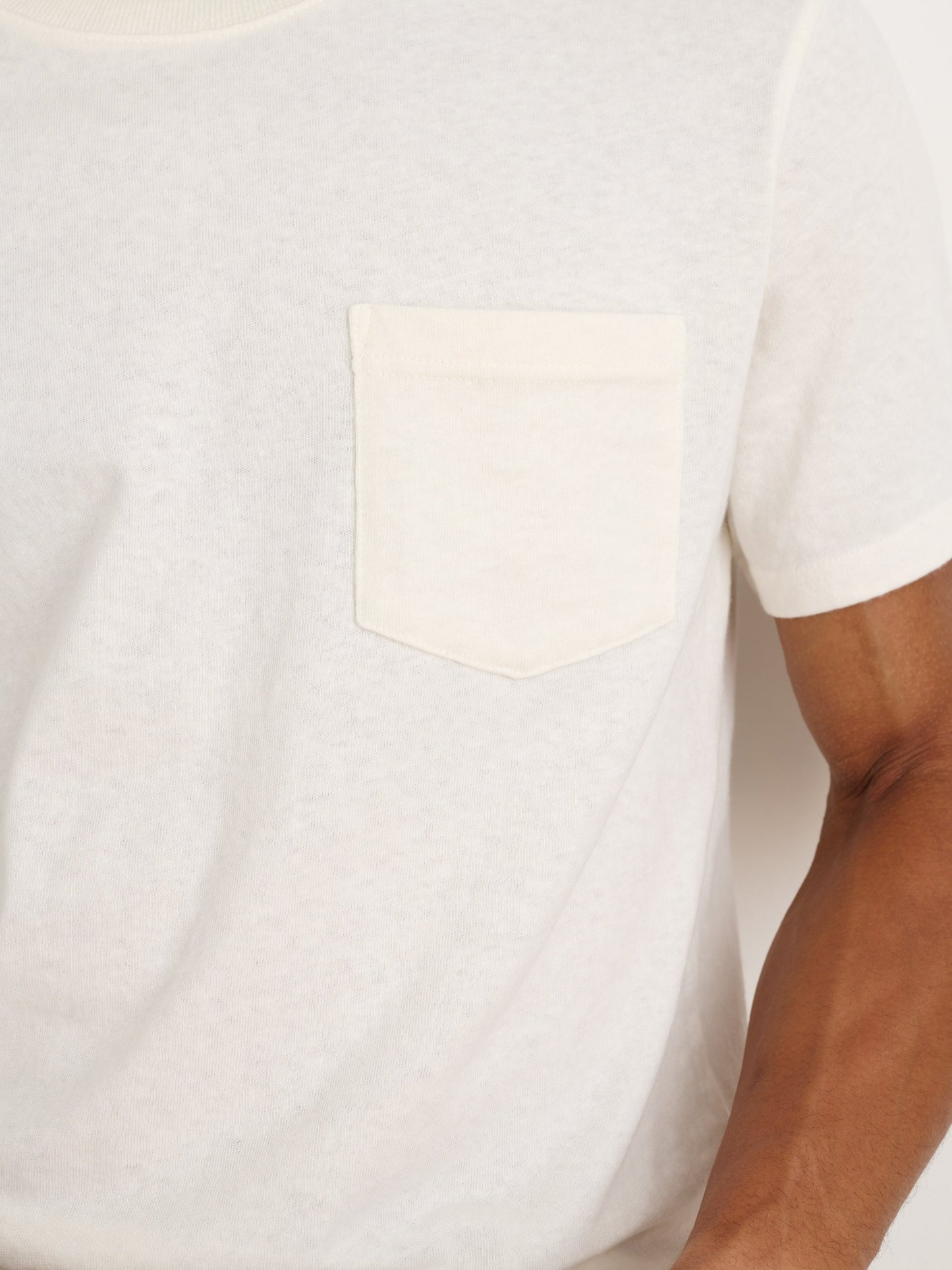 Alex Mill Vintage Wash Pocket Tee Off White