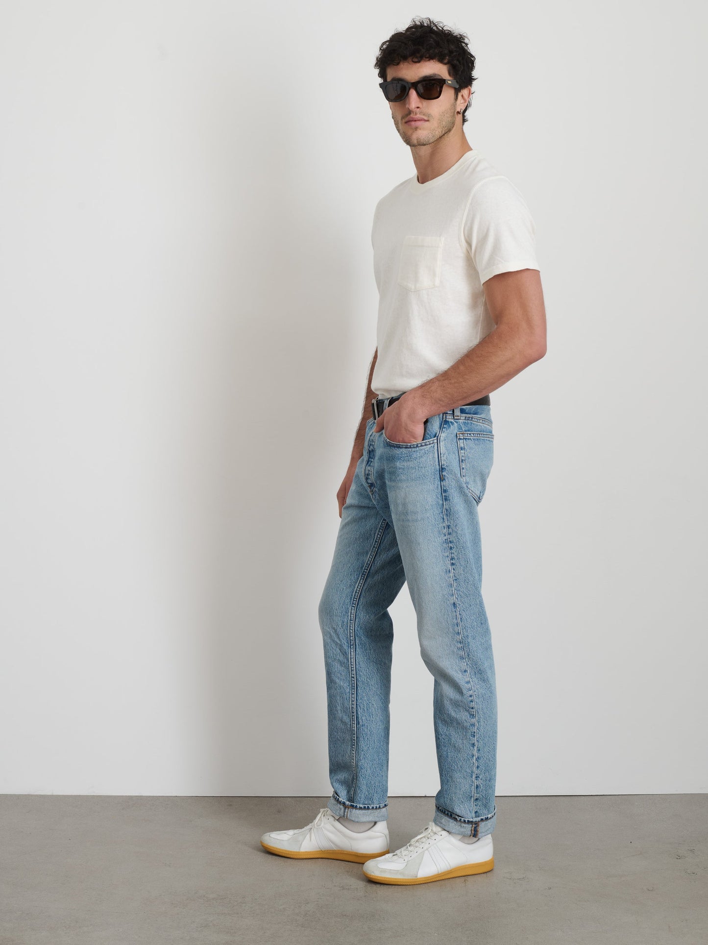 Alex Mill Vintage Wash Pocket Tee Off White