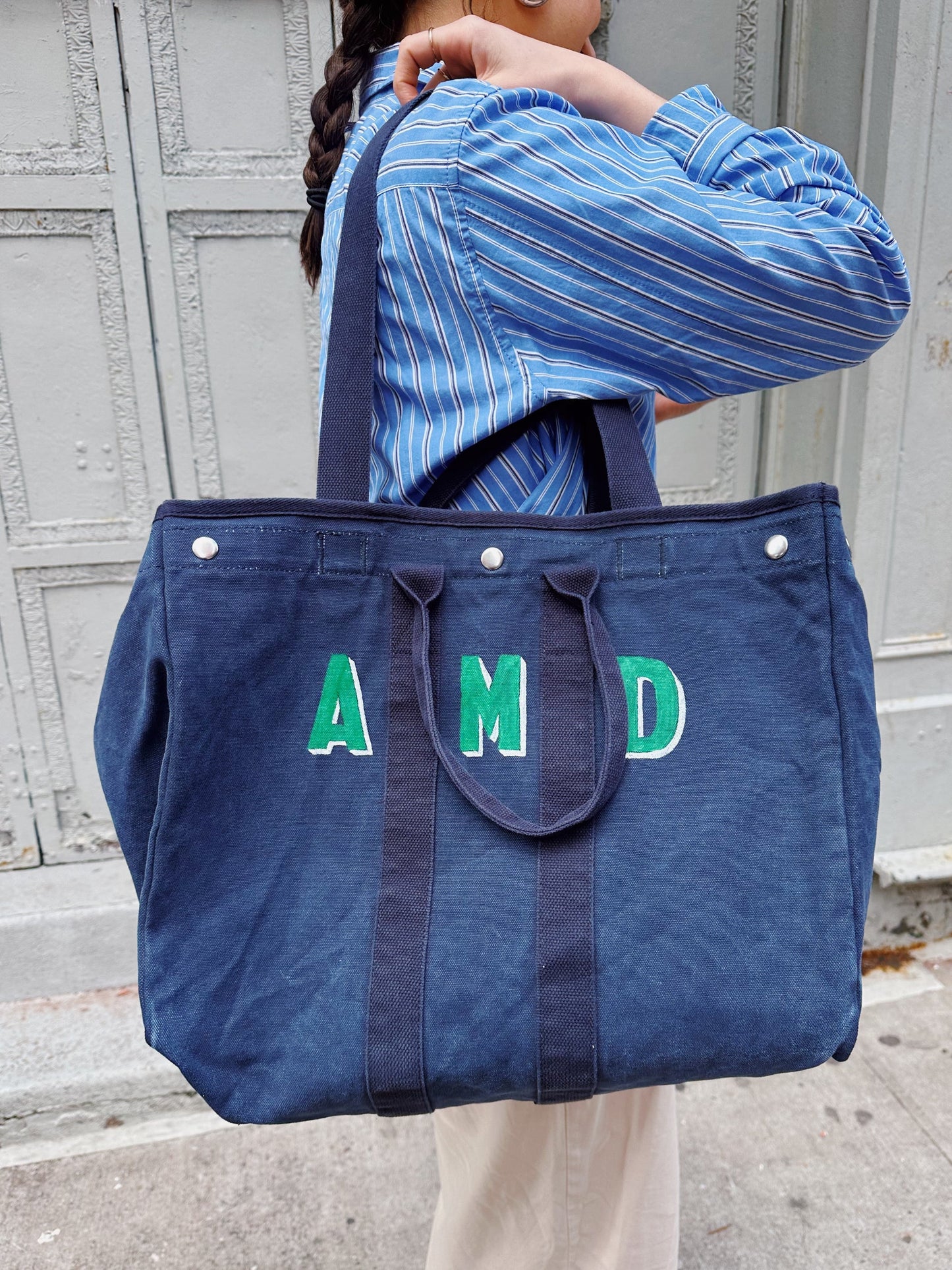 Alex Mill The Perfect Weekend Tote Navy